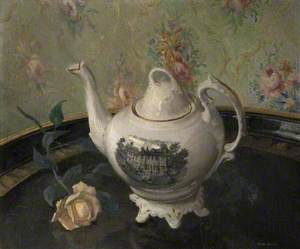 Tea Rose, Still Life with a Teapot