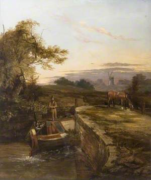 Pickford Narrow Boat 'Hope' at a Lock