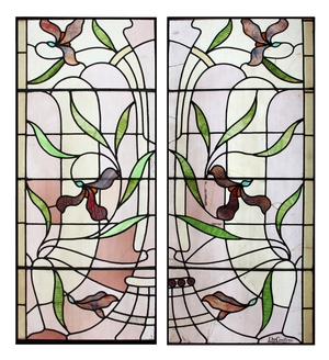 Art Nouveau Door Panels