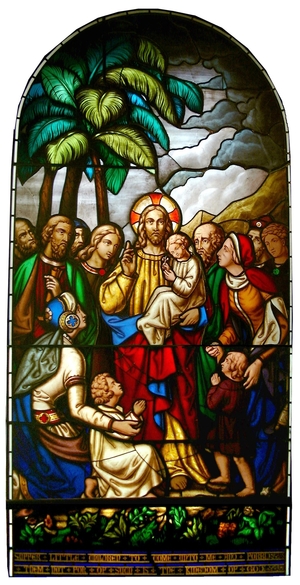 Christ with Followers and Children