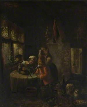Interior with a Family