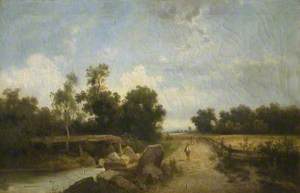 Landscape, Broad Path beside a River*