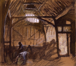 Interior of a Barn