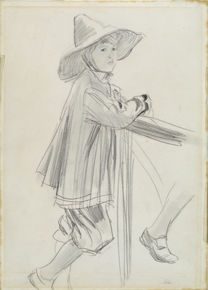Boy in a Large Hat