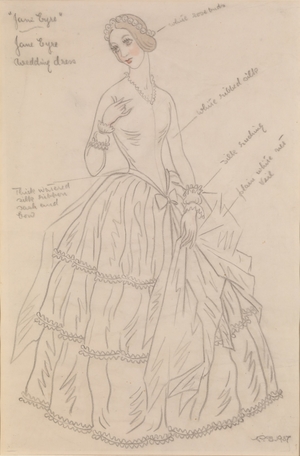 Design for Jane Eyre – Jane Eyre's Wedding Dress