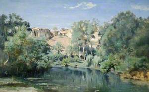 Wooded Landscape with a Pond