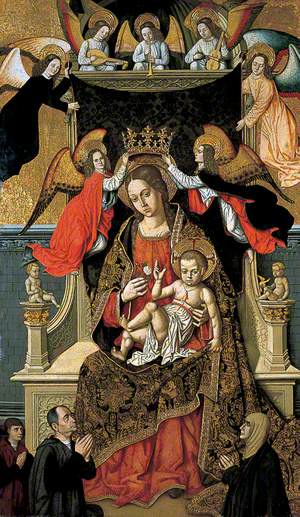 The Virgin and Child with Angels and Donors