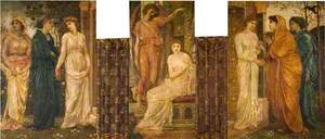 Psyche's Sisters Visit Her (Palace Green Murals)