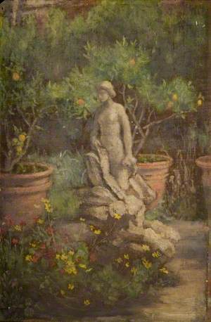 Fountain in a Garden, Cairate, Lombardy