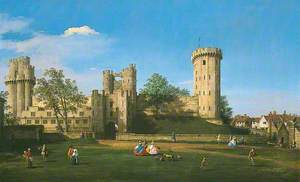 Warwick Castle, East Front from the Outer Court