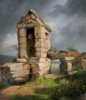 Ruins, St Michael's Mount, Cornwall