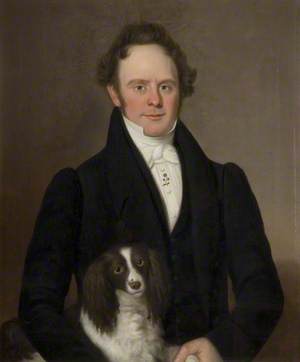 Portrait of a Gentleman with a Dog