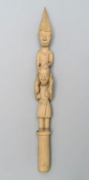 Carving of Two Figures