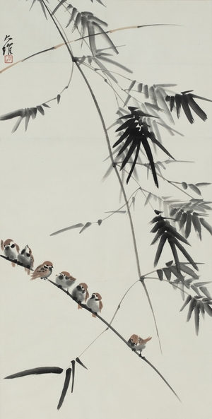 Untitled (Birds on a Branch)
