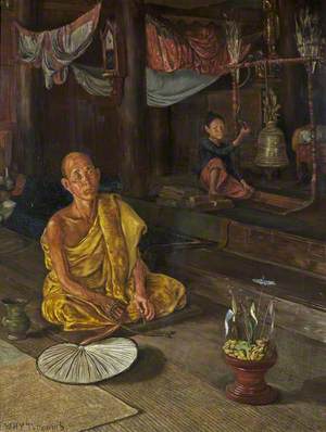 A Burmese Priest: The Call to Prayer