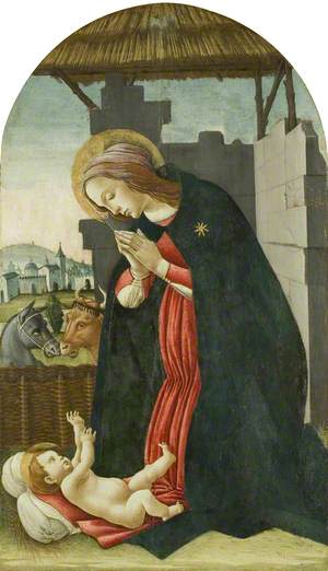 The Madonna Adoring the Infant Christ