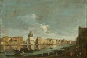 View of San Simeone Picolo on the Grand Canal, Venice