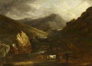 Mountain Landscape with View of Snowdon