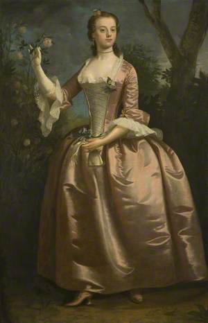 Portrait of an Unknown Lady in a Pink Dress