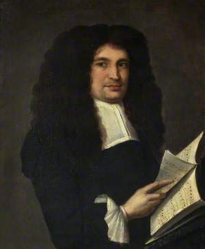 Portrait of an Unknown Man with a Book of Music