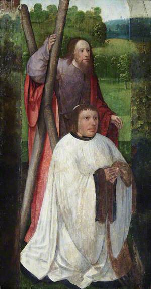 Saint Andrew and Donor
