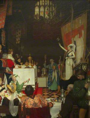 Edward IV being Entertained by William Canynges at His House in Redcliff Street, 1461