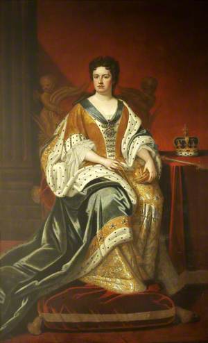 Queen Anne (1665–1714), in Coronation Robes
