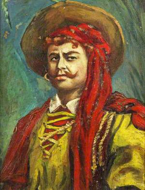 Oscar Asche as Petruchio in 'The Taming of the Shrew'