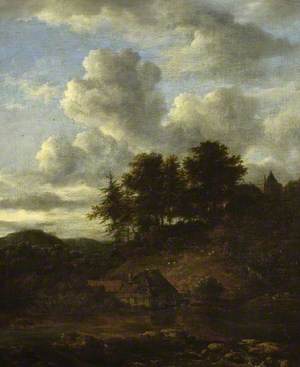 Landscape with River and Pines