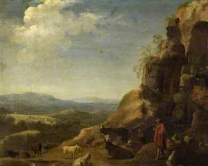 Landscape with Herdsman and Flocks