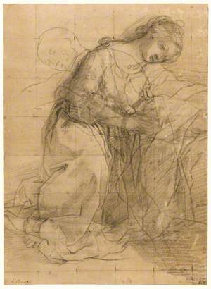 A Study for the Figure of the Virgin in a Nativity
