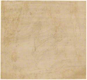 Sheet of Studies – Drapery with a Bare Arm and a Separate Study of a Foot and Drapery