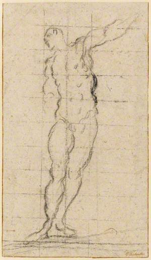 Study for a Figure in 'The Adoration of the Golden Calf'
