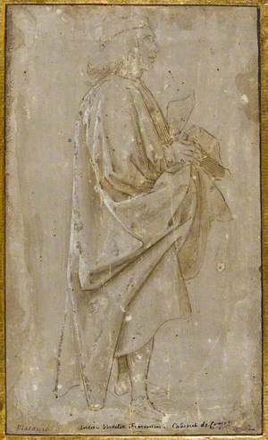 Draped Figure of a Standing Man