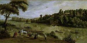 The Thames at Richmond with the Old Royal Palace