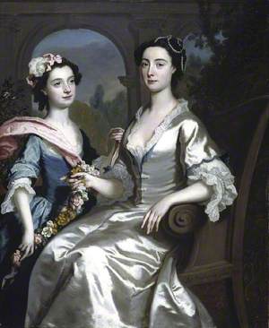 Mrs Elizabeth Birch and Her Daughter