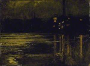 The Thames at Chelsea, Evening