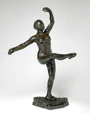 Dancer, Fourth Position in Front on the Left Leg