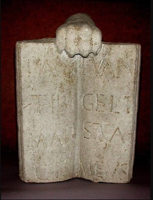 Sculptural Fragment of Paw with Book of Lion of Saint Mark