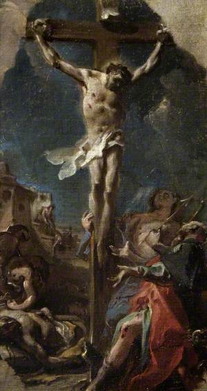 The Crucifixion with Saint Roch and Saint Sebastian