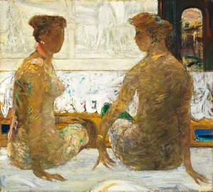 Conversation – Two Seated Nudes