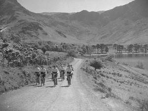 Cyclists at Buttermere