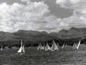 Yachts Racing on Windermere