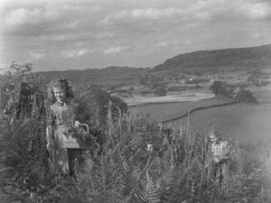 Girls Collecting Foxgloves