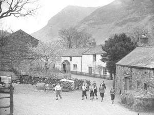 Walkers at Buttermere Farm