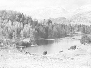Motorbike at Tarn Hows