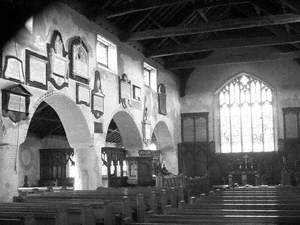 Interior of Hawkshead Church