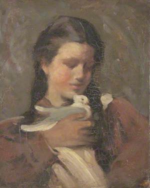 Girl with a Pigeon