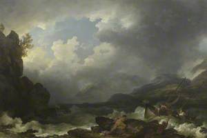 Belle Isle, Windermere, in a Storm