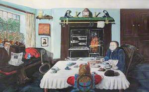 Granny, Uncle Albert and May, Tea-Time, 1909–1911